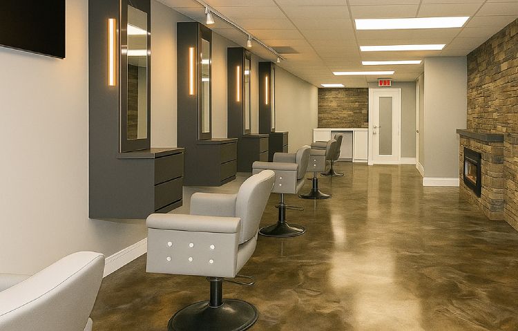 epoxy floors for salons and parlors