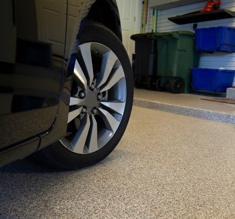 epoxy floor coating in garage