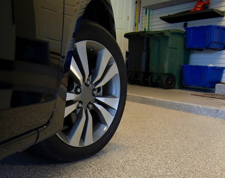 epoxy floor coating in garage