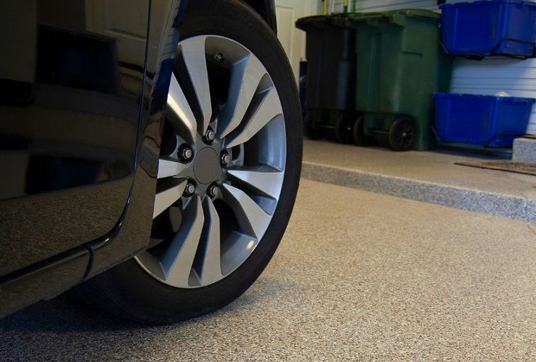 epoxy floor coating in garage