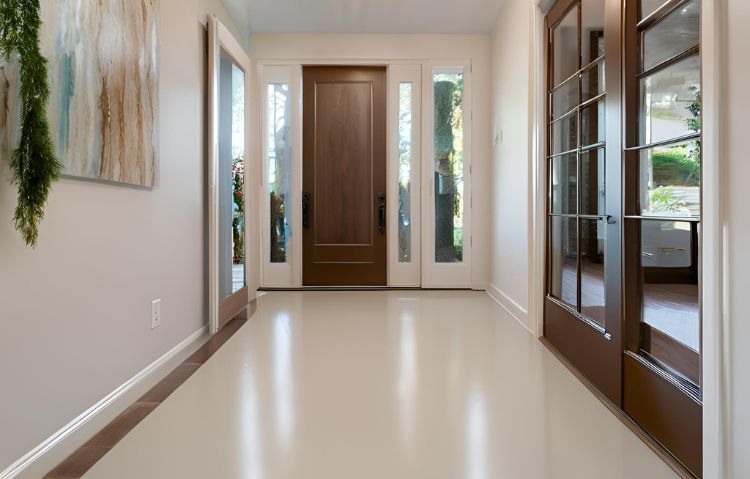 residential entryway epoxy flooring