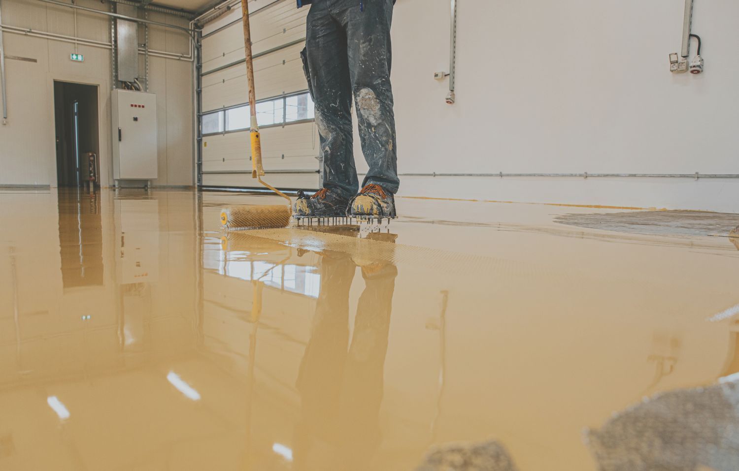 sports hall epoxy flooring