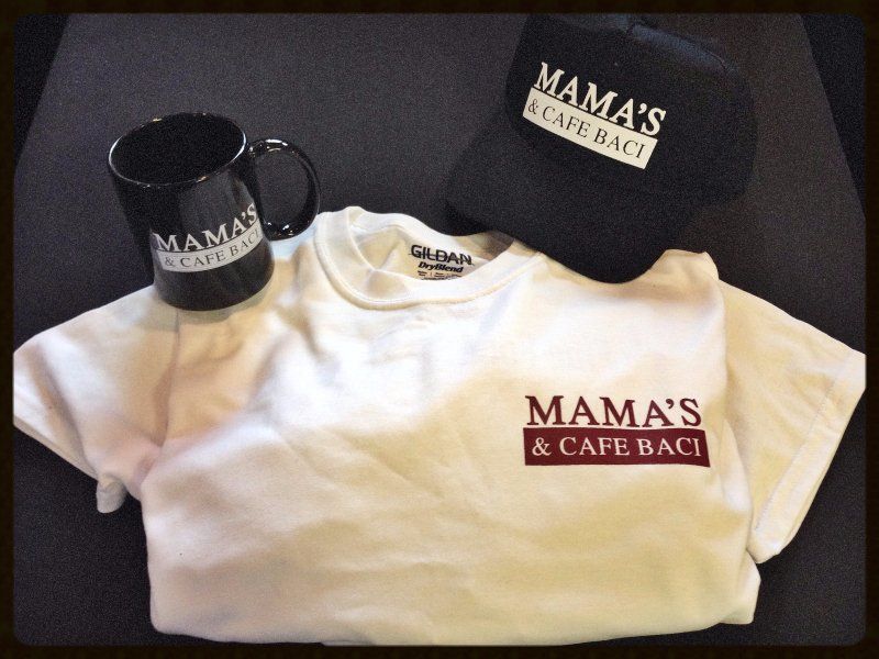 Mama's merchandise - t-shirts, hats, mug