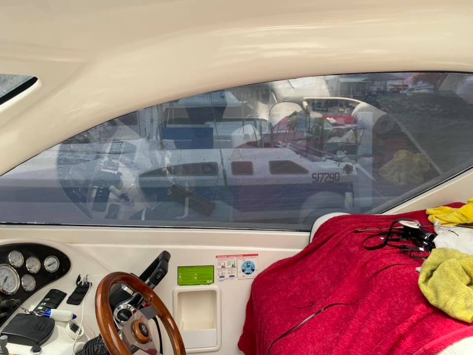 Tinted Window in Boat — Wide Bay Tinting in Kensington, QLD