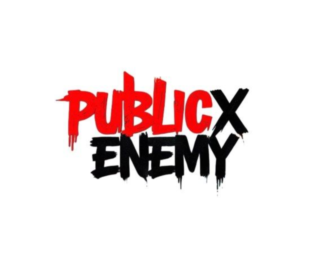Public Enemy logo: red 
