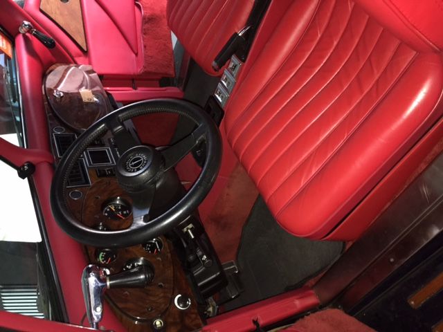 Car Restored with Red Leather Seats— Professional Cleaning in Port Macquarie