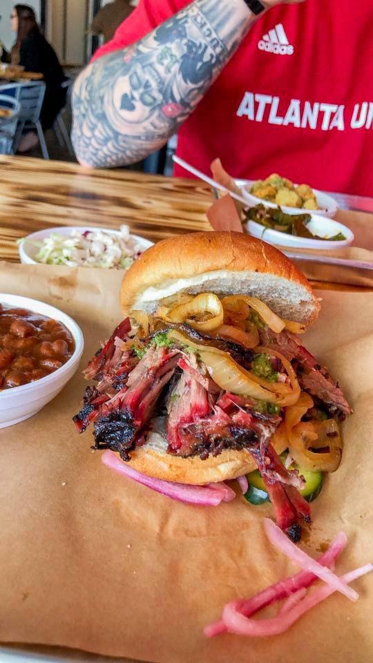 Barbecue Special — Meat Sandwich in Gainesville, GA