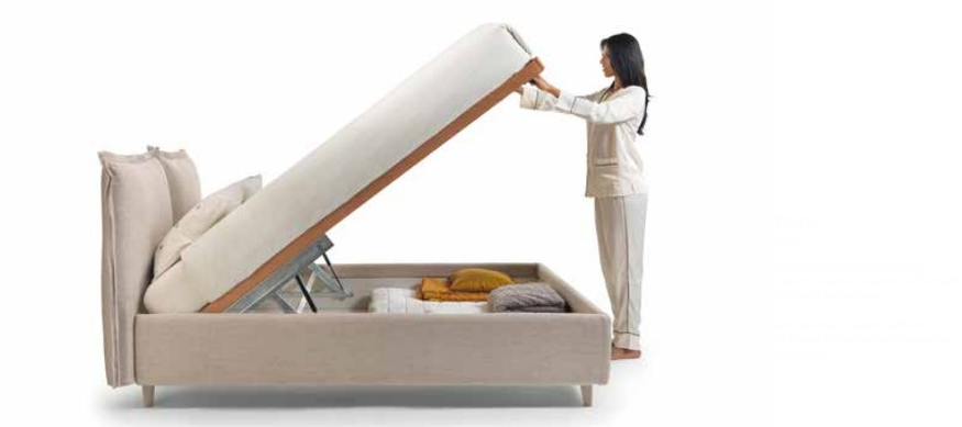 letto con contenitore