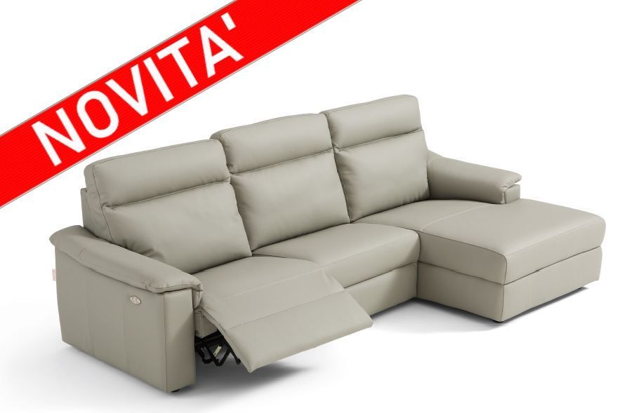 divano con alzagambe relax