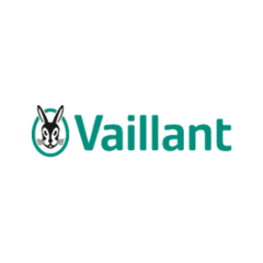 Een vaillant-logo met een konijn erop