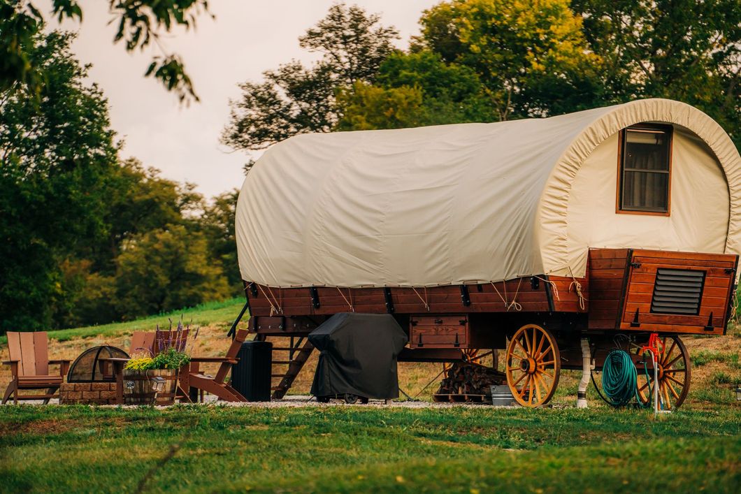 Covered Wagon Glamping Tent