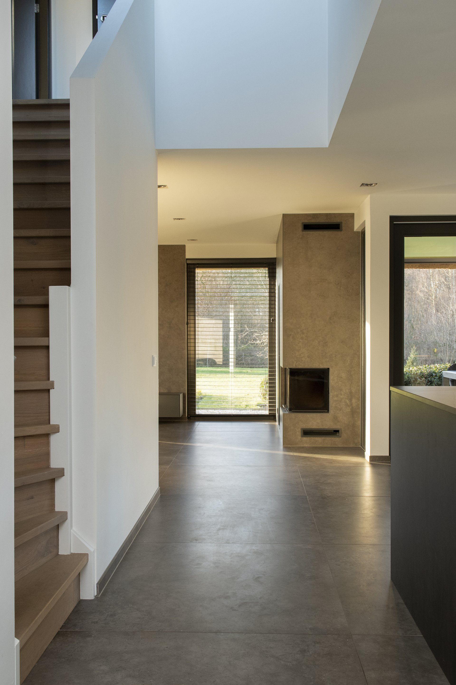 Foto van glad pleisterwerk.