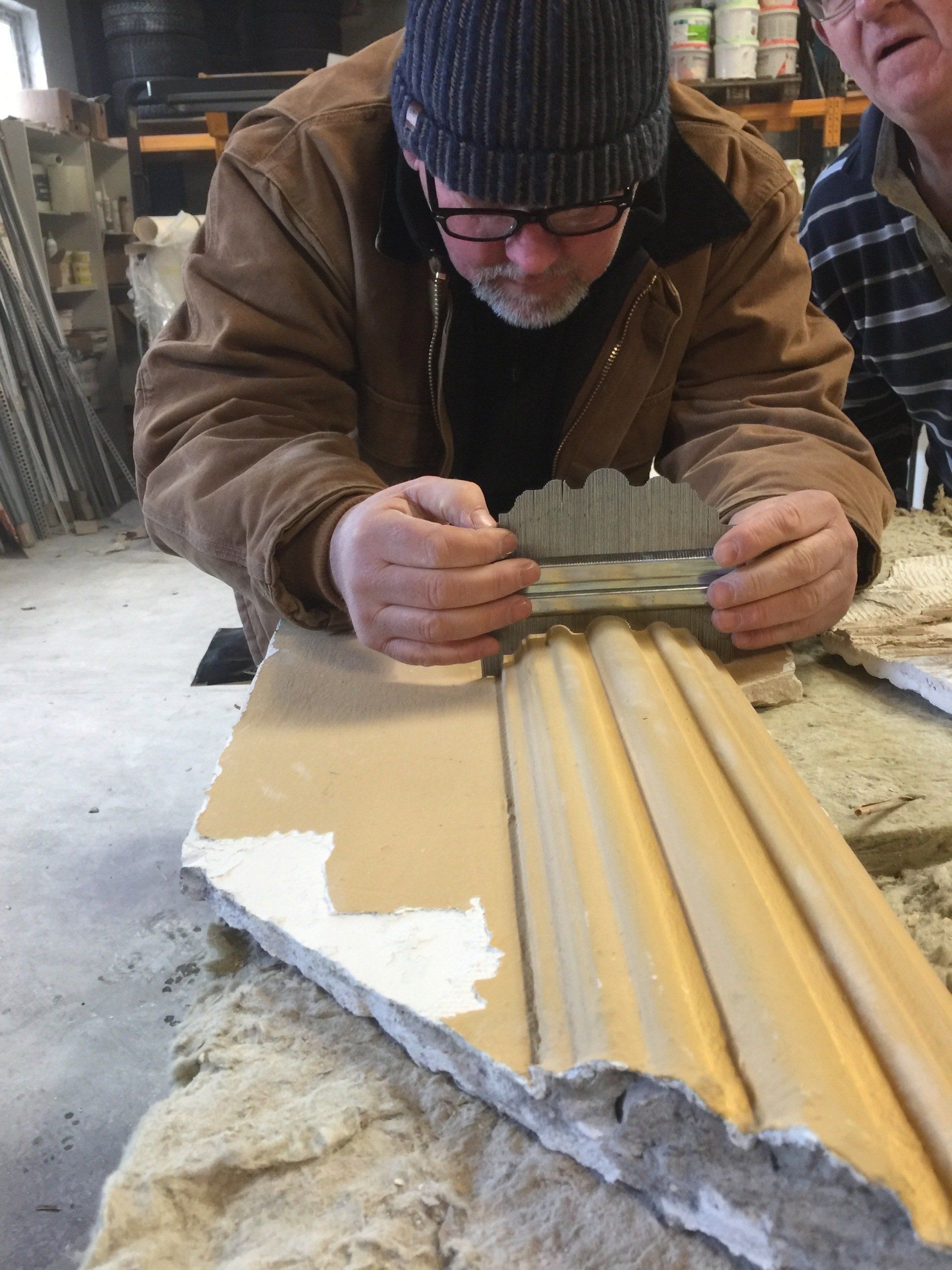 Hier word een lijst zijn vorm gekopiert om nieuwe te kunnen trekken.