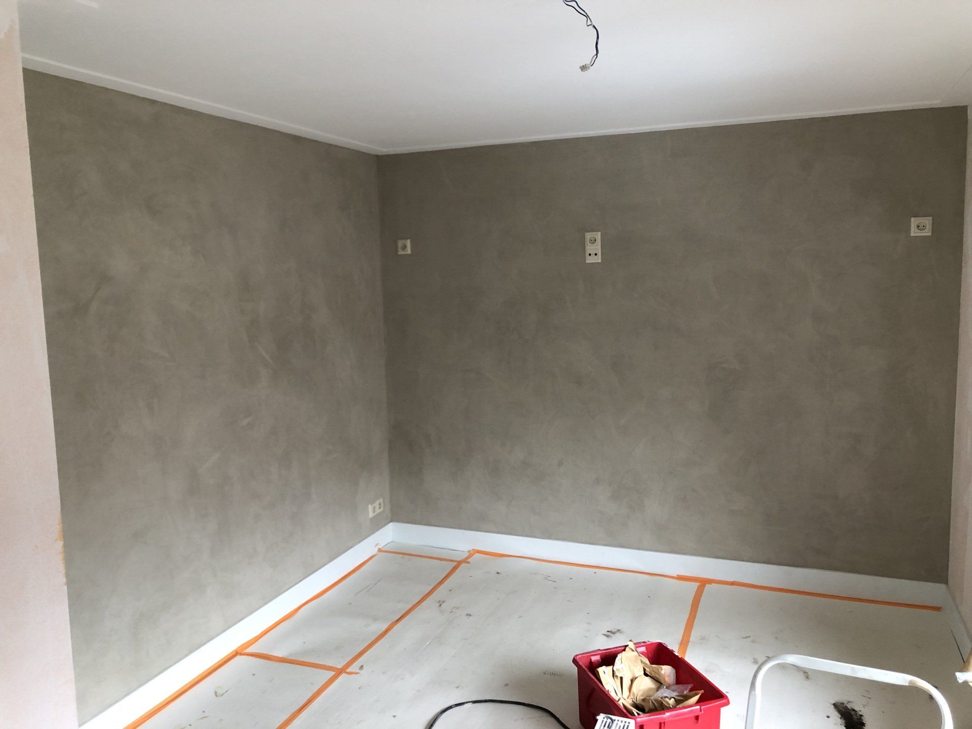 Foto van decoratieve verf.