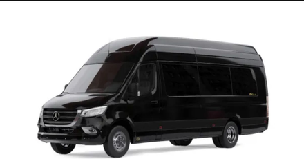 Black And Gold Transportation Mercedes Sprinter Van – luxury group and executive travel in Pittsburgh