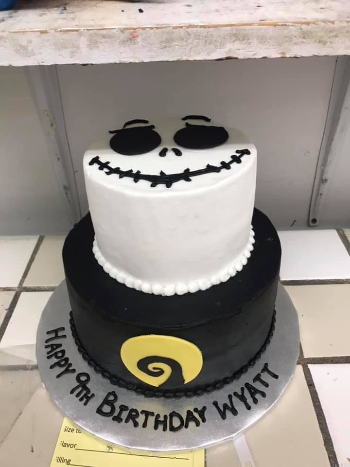 jack skellington cake