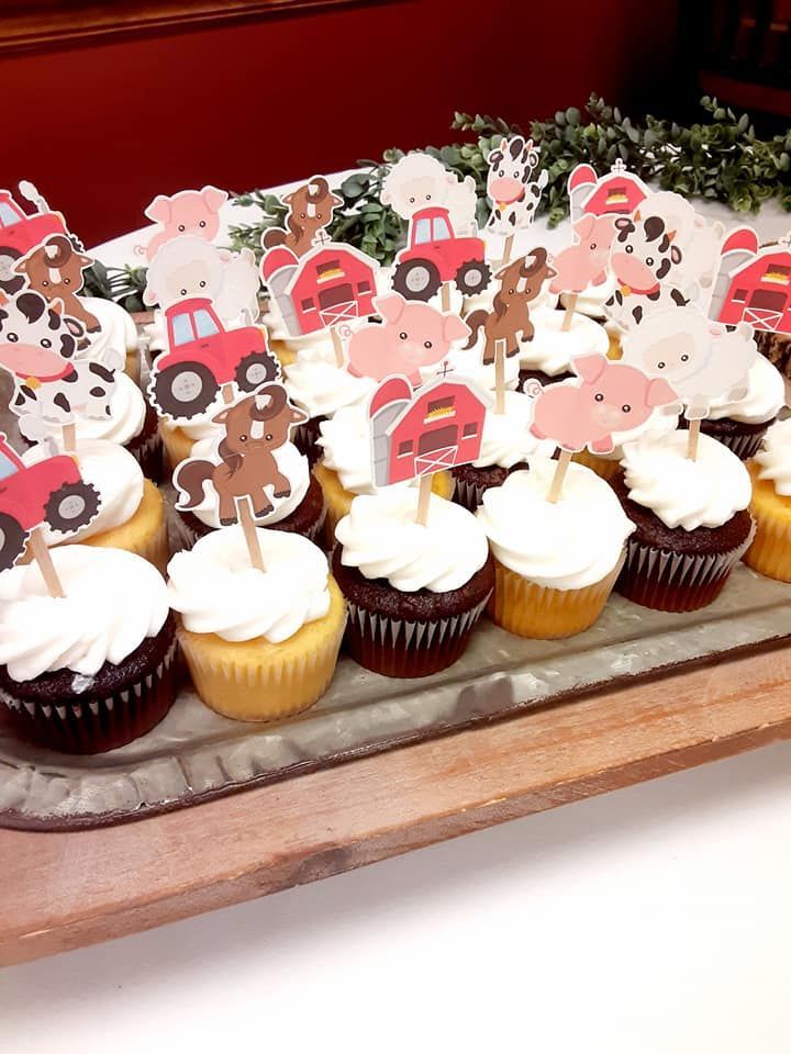 farm cupcakes