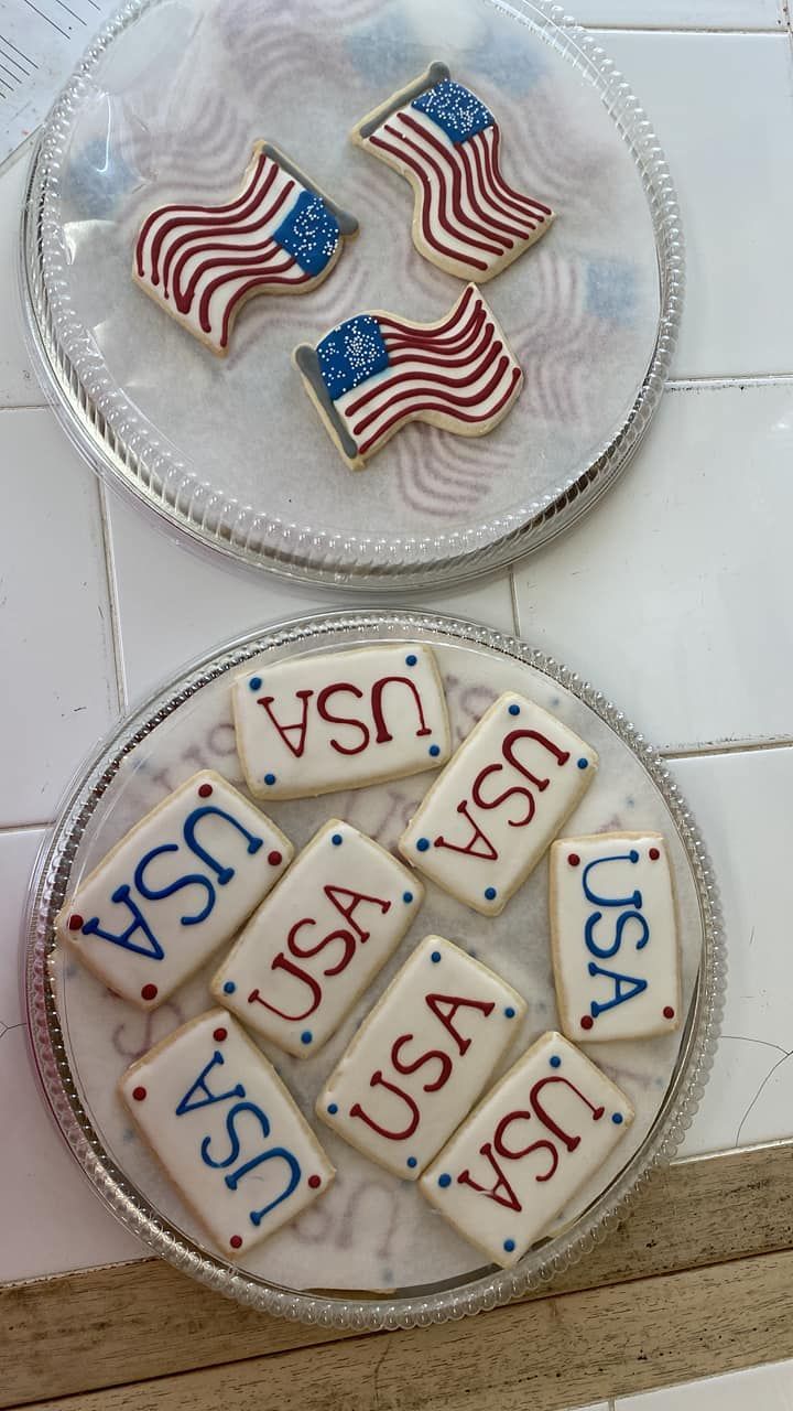 american flag cookies