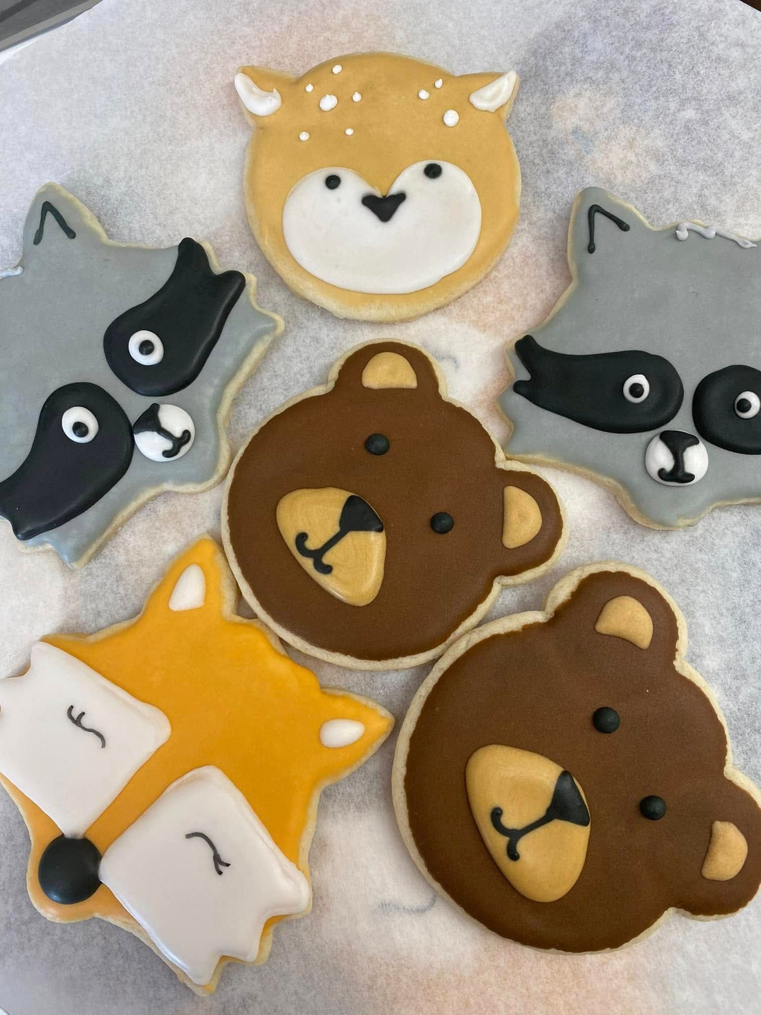 forest animal cookies