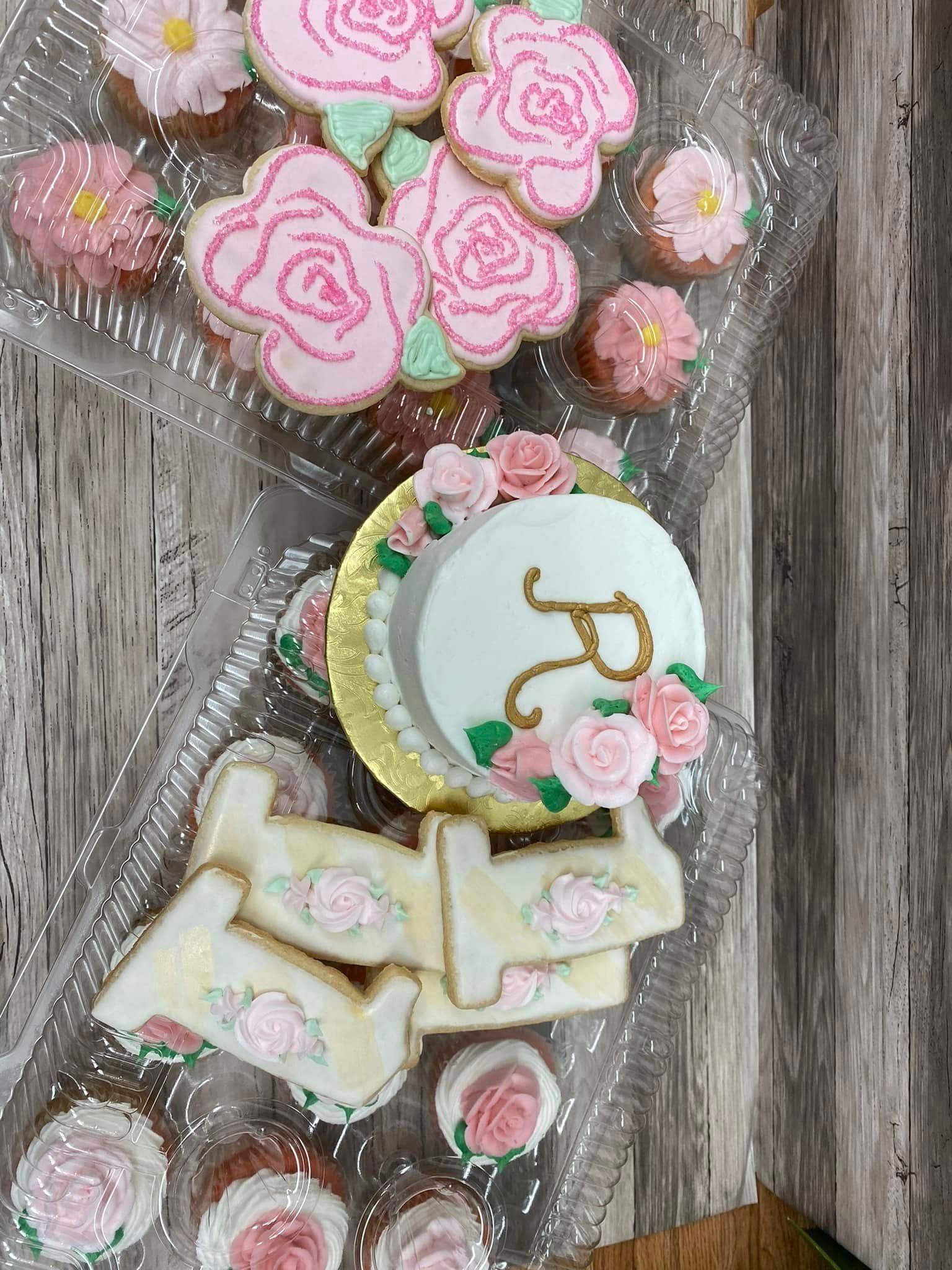 flower cookies