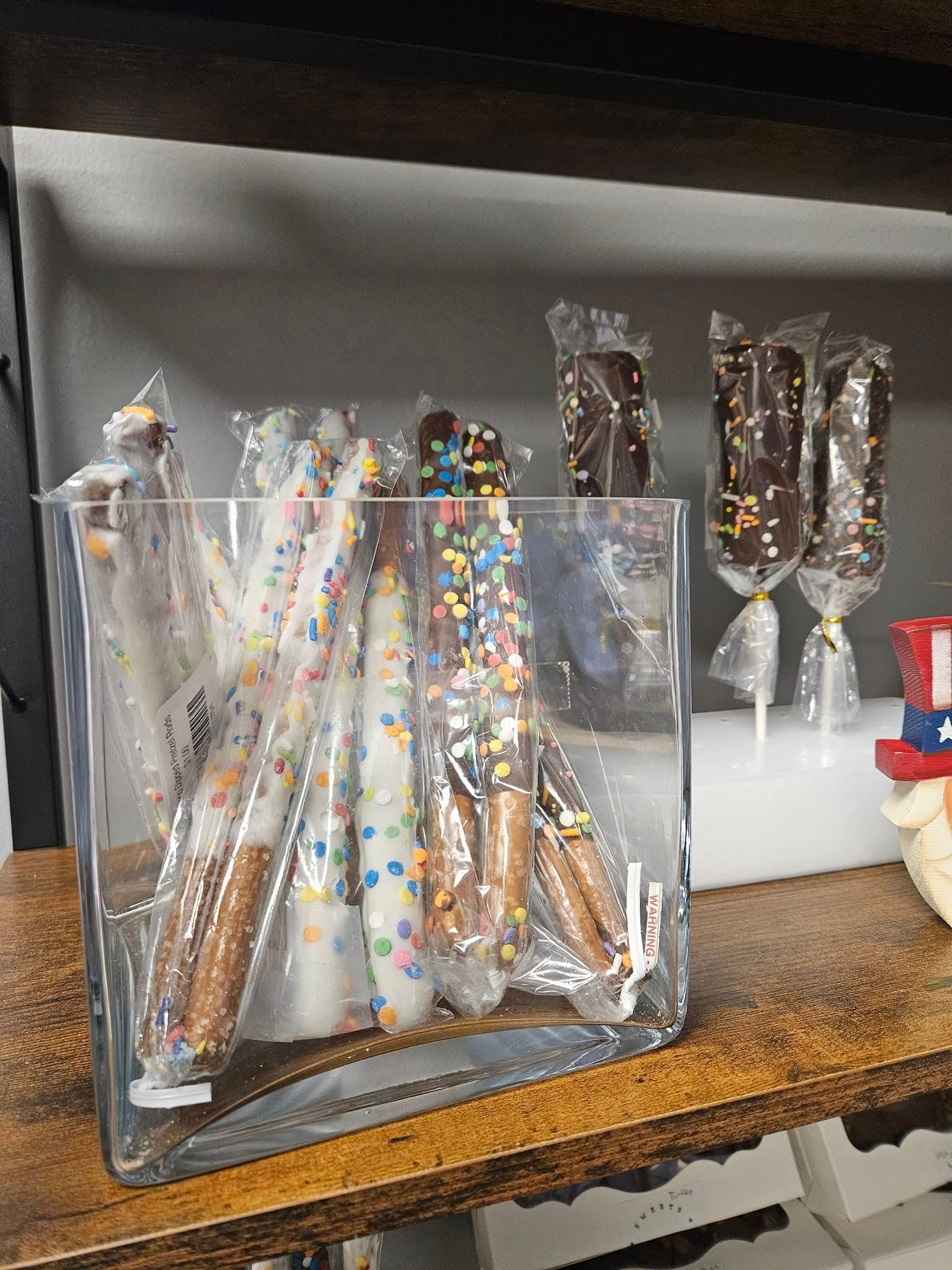 chocolate covered pretzels