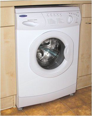 White washing machine