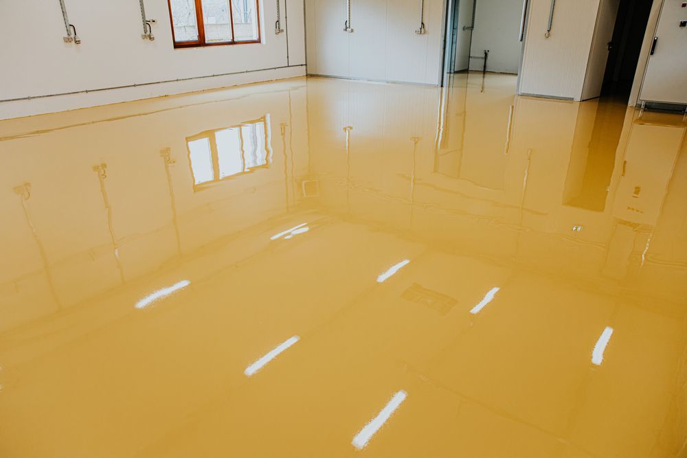 Epoxy Resin Applied to the Floor  — B2B Flooring Solutions In Coffs Harbour, NSW