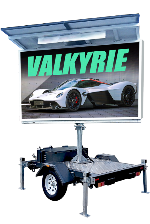 Mobile Digital Billboard Displaying 