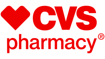 CVS Pharmacy logo: Red heart and "CVS pharmacy" text.