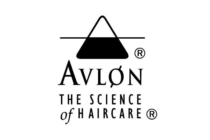 Avlon logo: Black triangle and line above