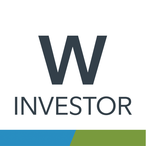 A logo for a company called w investor