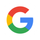 Google logo in red, yellow, green, and blue on a white background