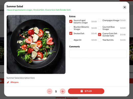 Nibblebox® Online Menu