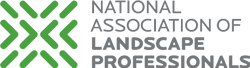 The logo for the national association of landscape professionals