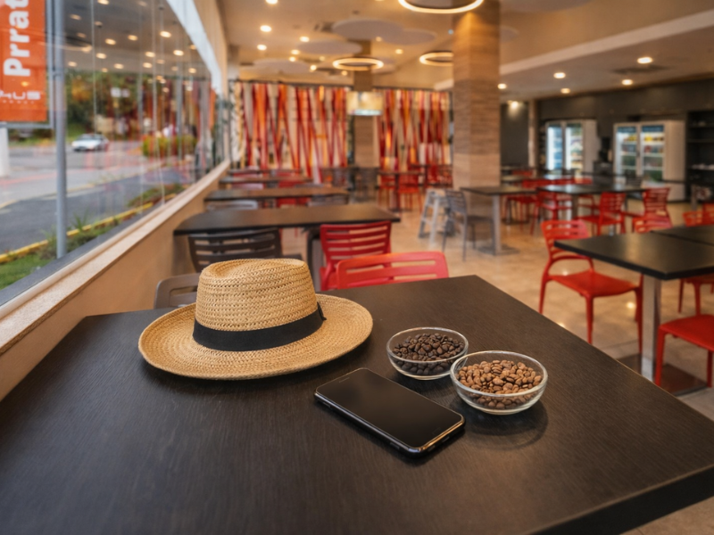 hospede se espreguiçando na cama do hus hotel dourados