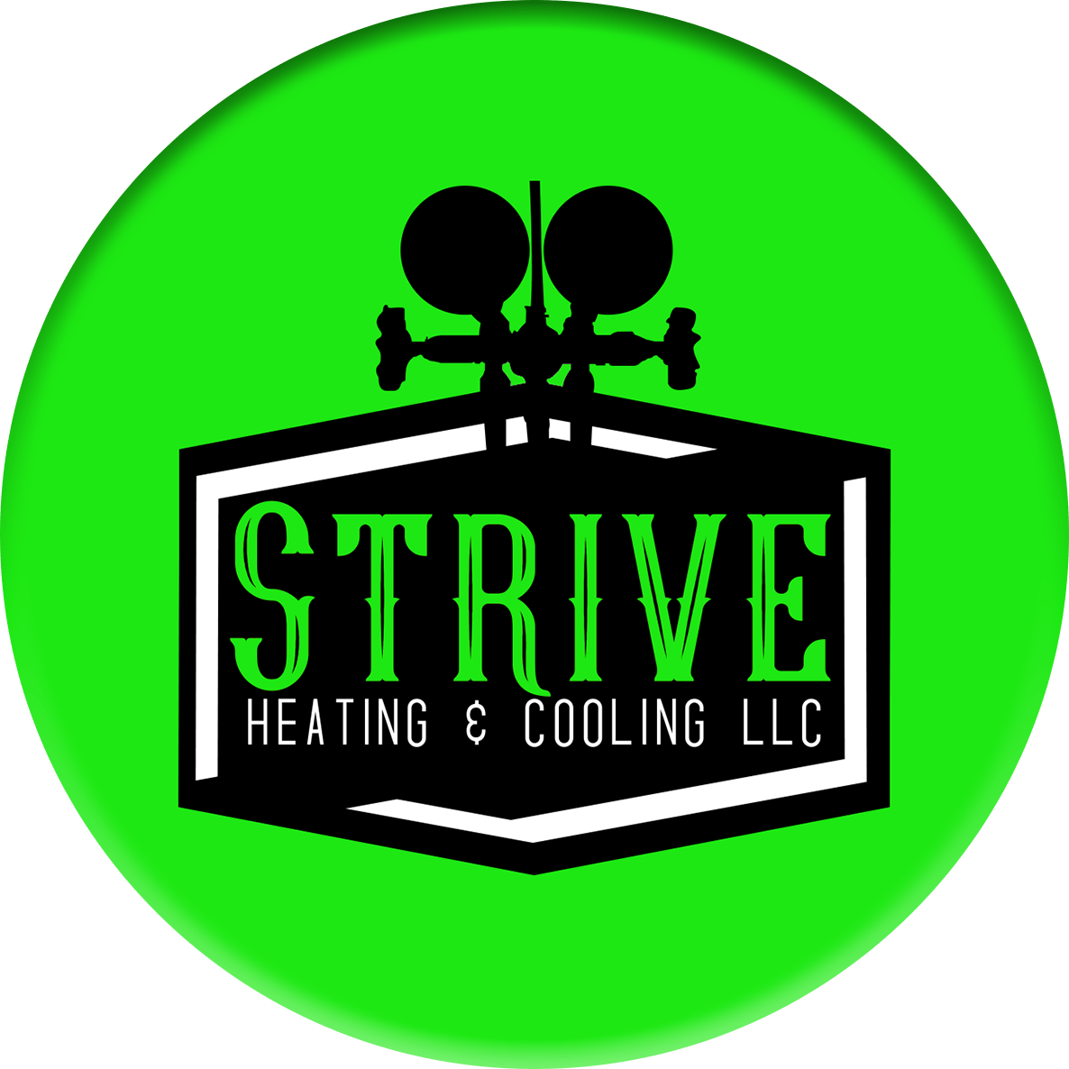 strive heating and cooling logo