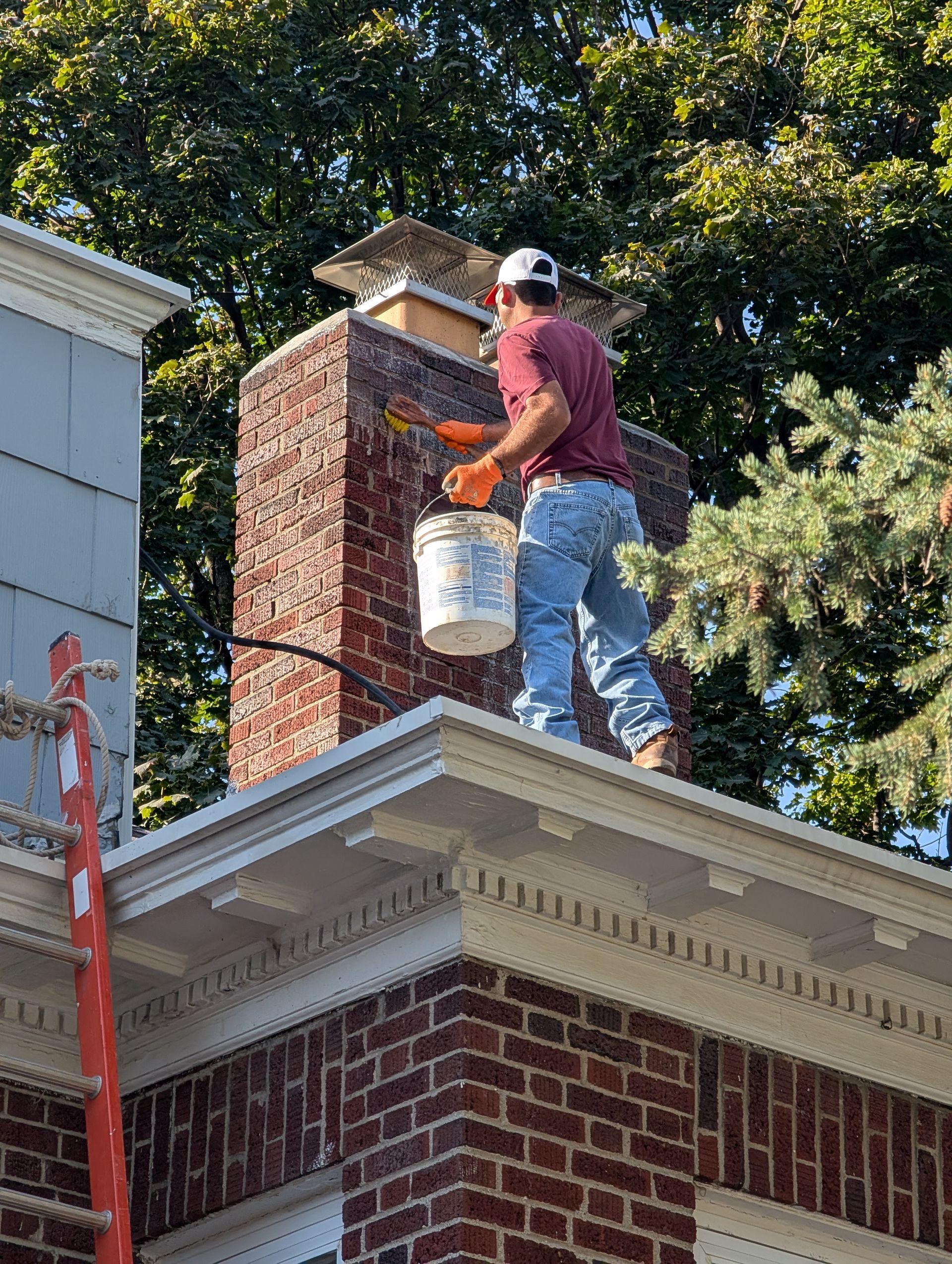 Chimney-Acid-Wash-Tuck-Pointing-Omaha-Nebraska