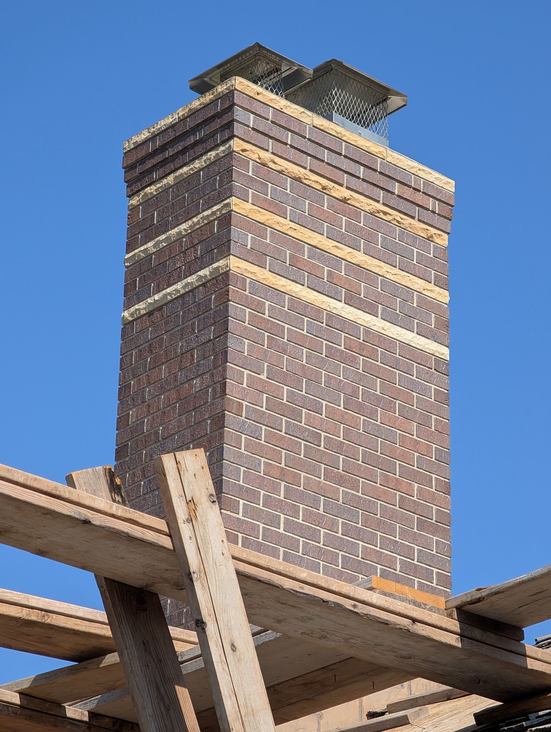 Chimney rebuild in Regency Omaha, Nebraska