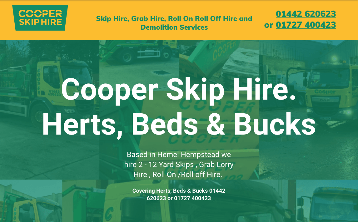Cooper Skip Hire Hemel Hempstead Skip Hire Services