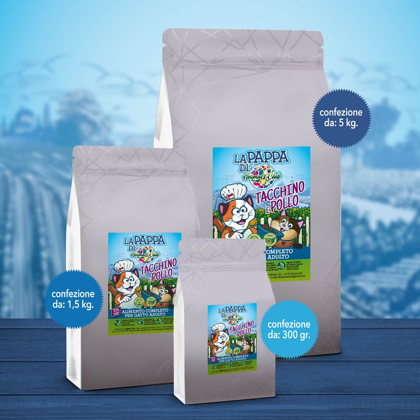 Pappa di Animals’ Club per gatti croccantini