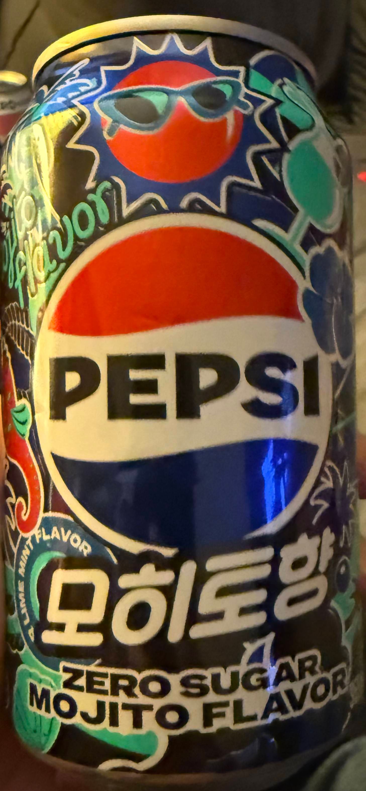 Zero Sugar Mojito Pepsi (Korea)
