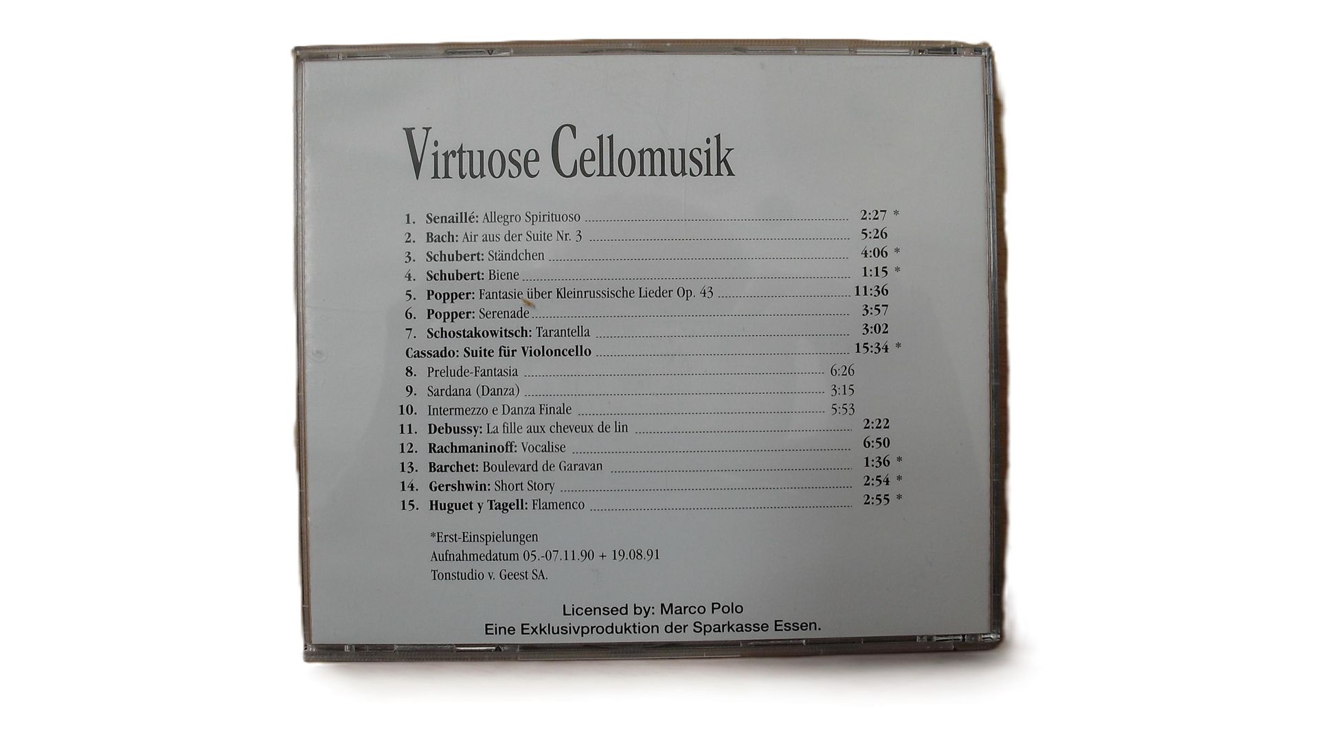 Maria Kliegel - Virtuose Cellomusik