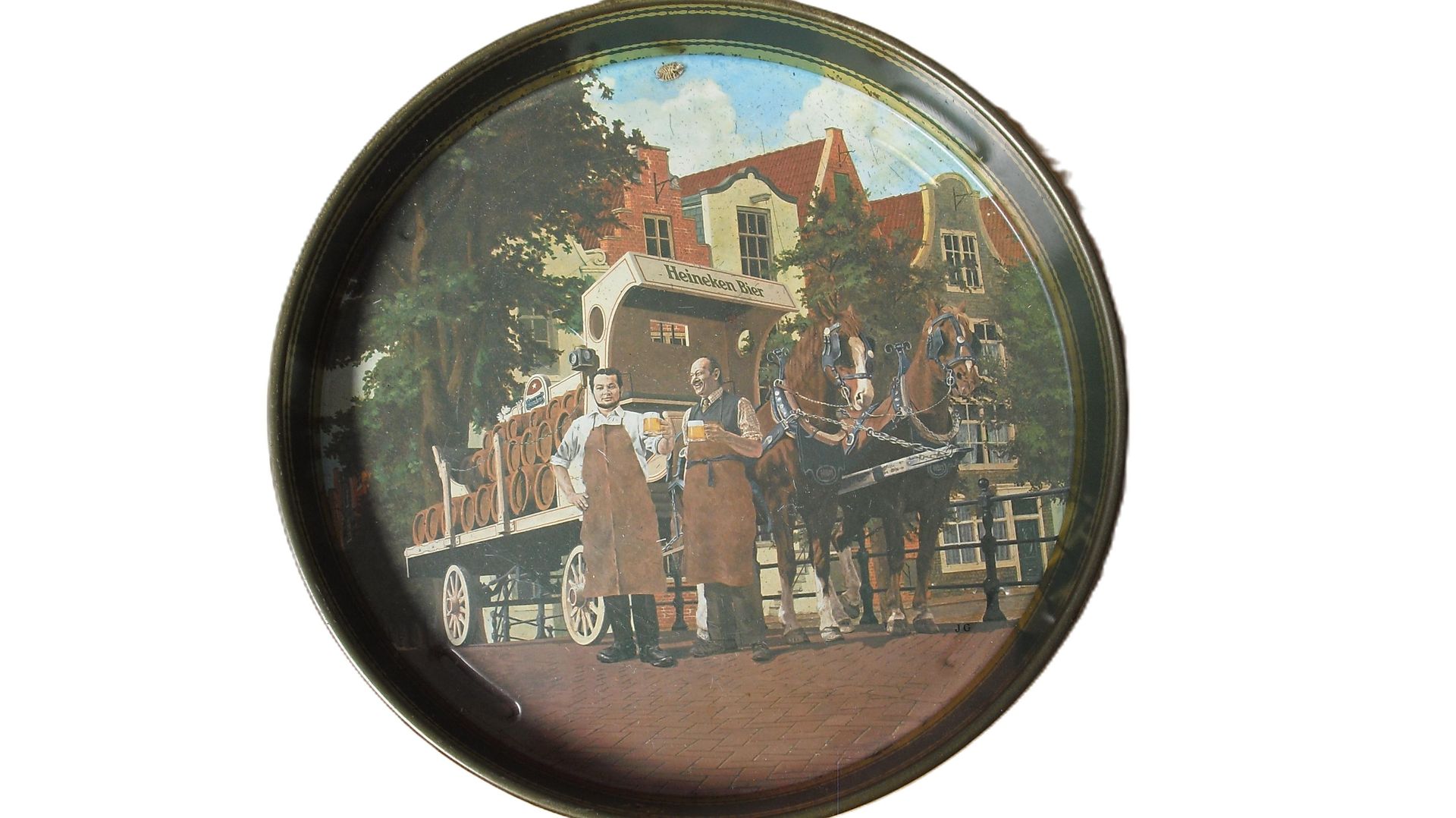 Vintage Heineken Dienblad