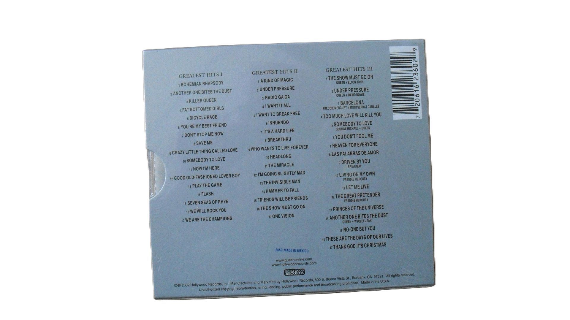 Queen - Greatest Hits I  II  & III, 3 CD set