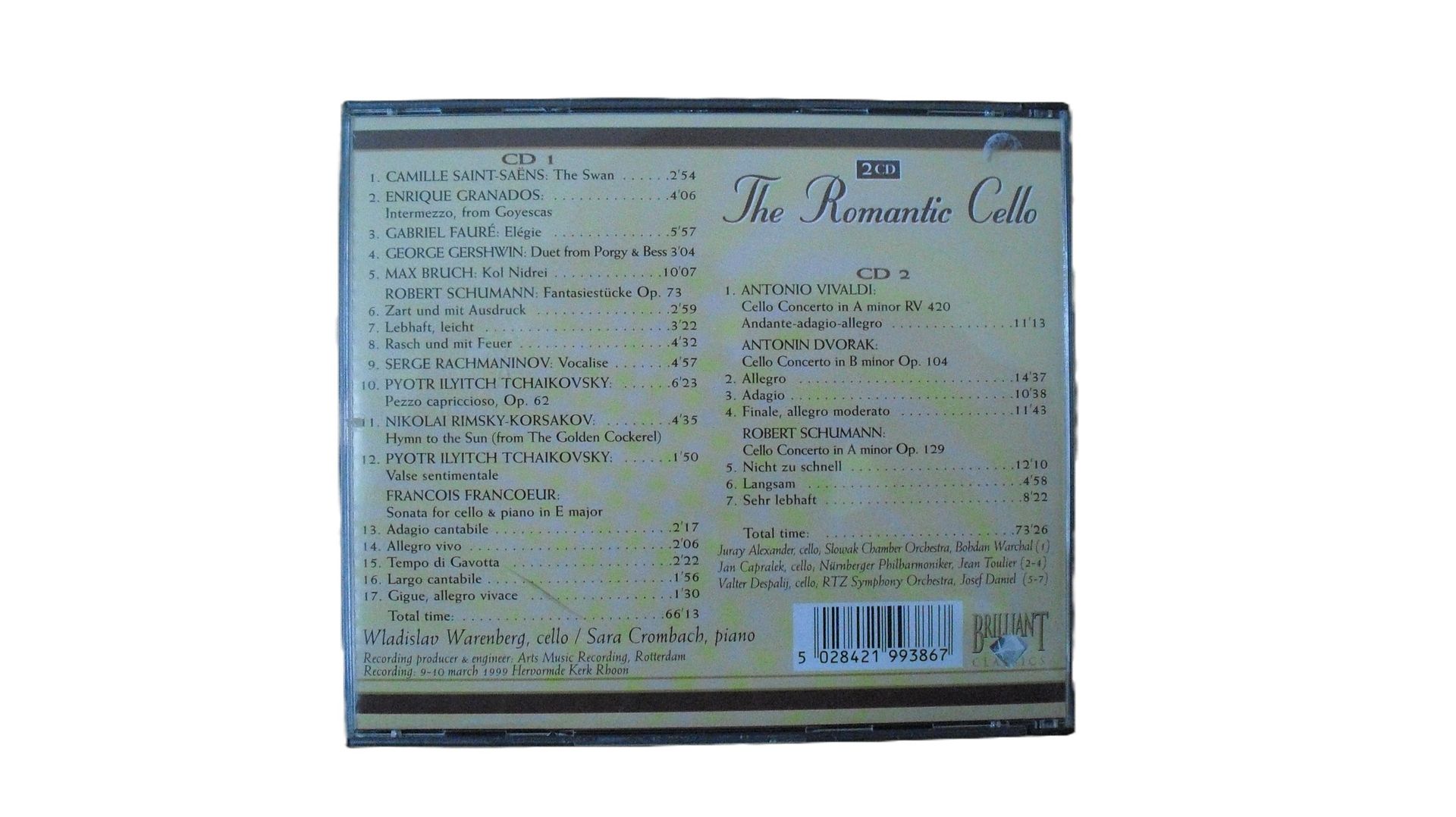 The Romantic Cello, 2 CD