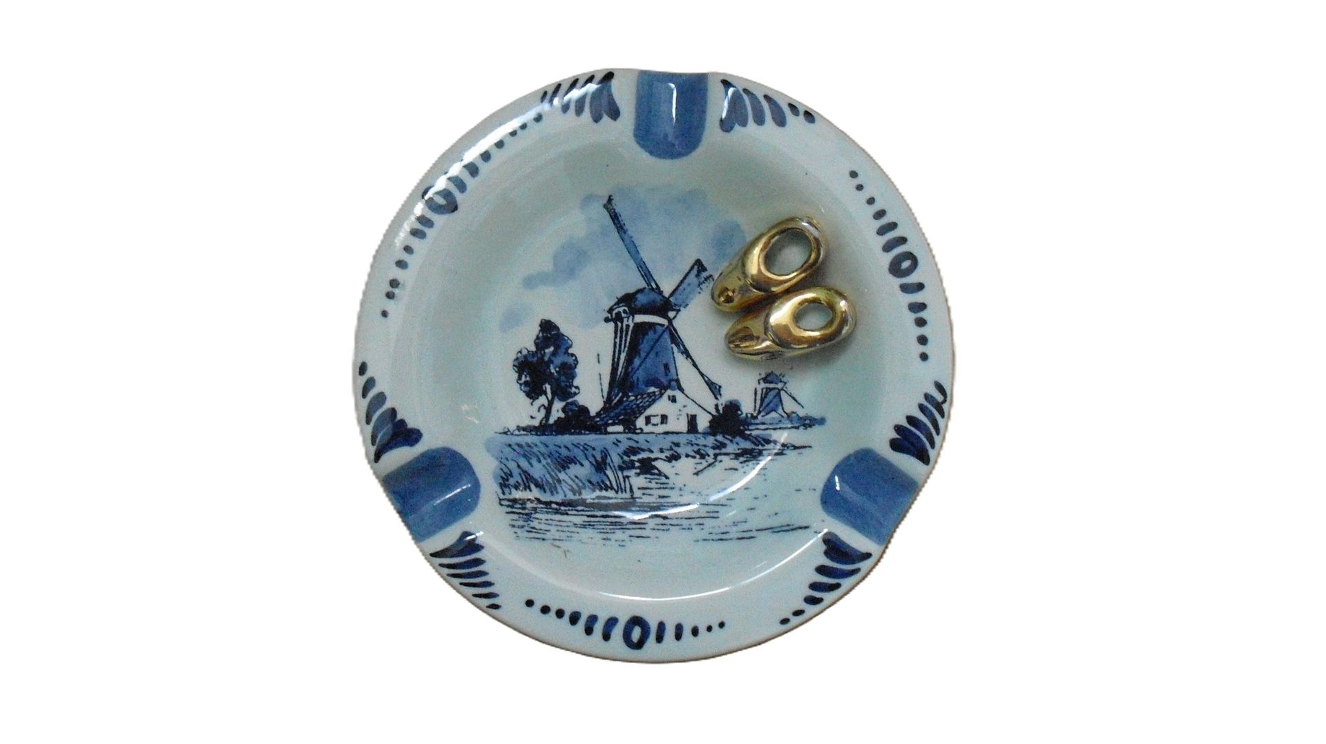 Delfts Holland Handpainted asbakje