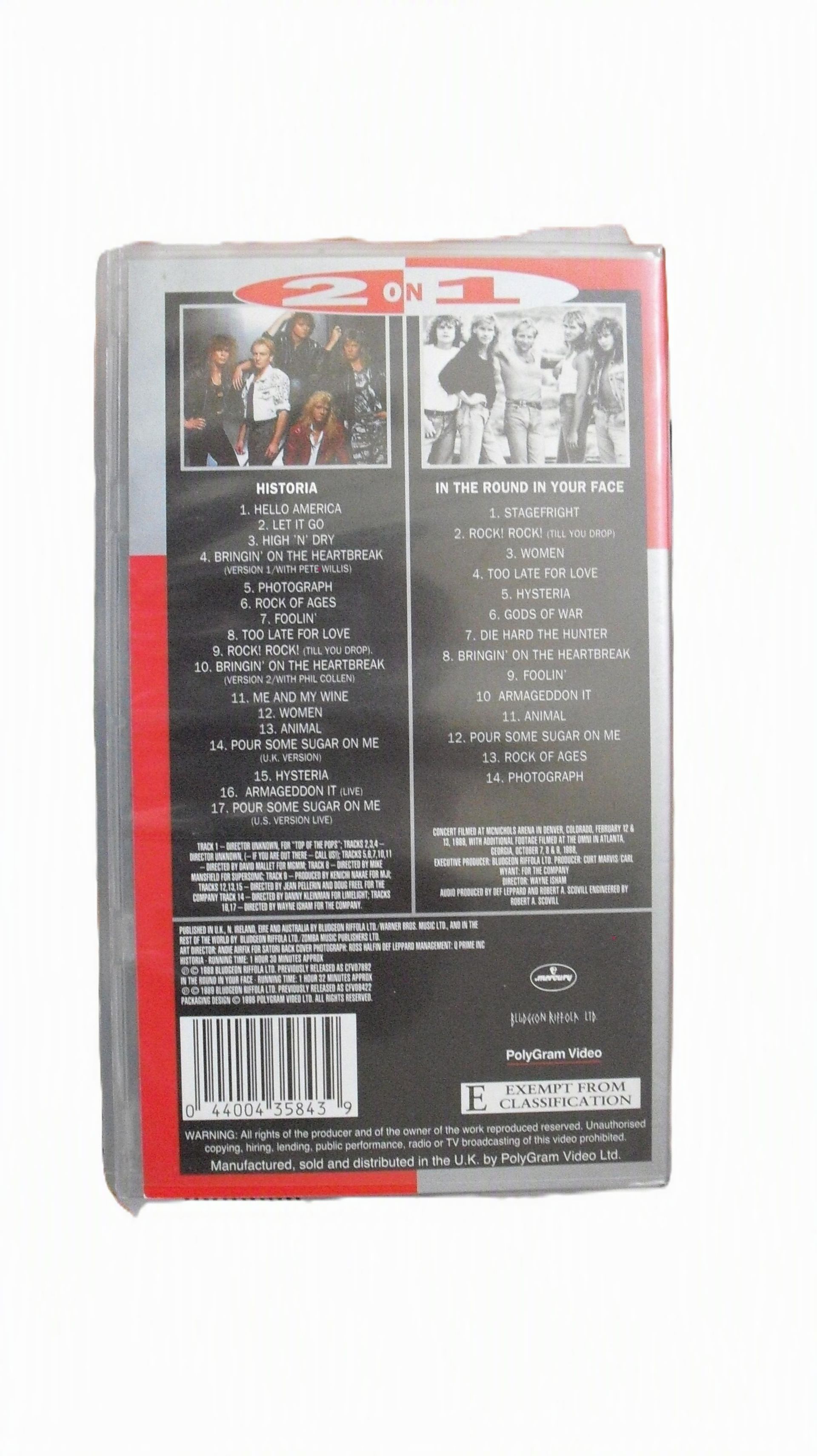 Def Leppard - Historia / In The Round In Your Face