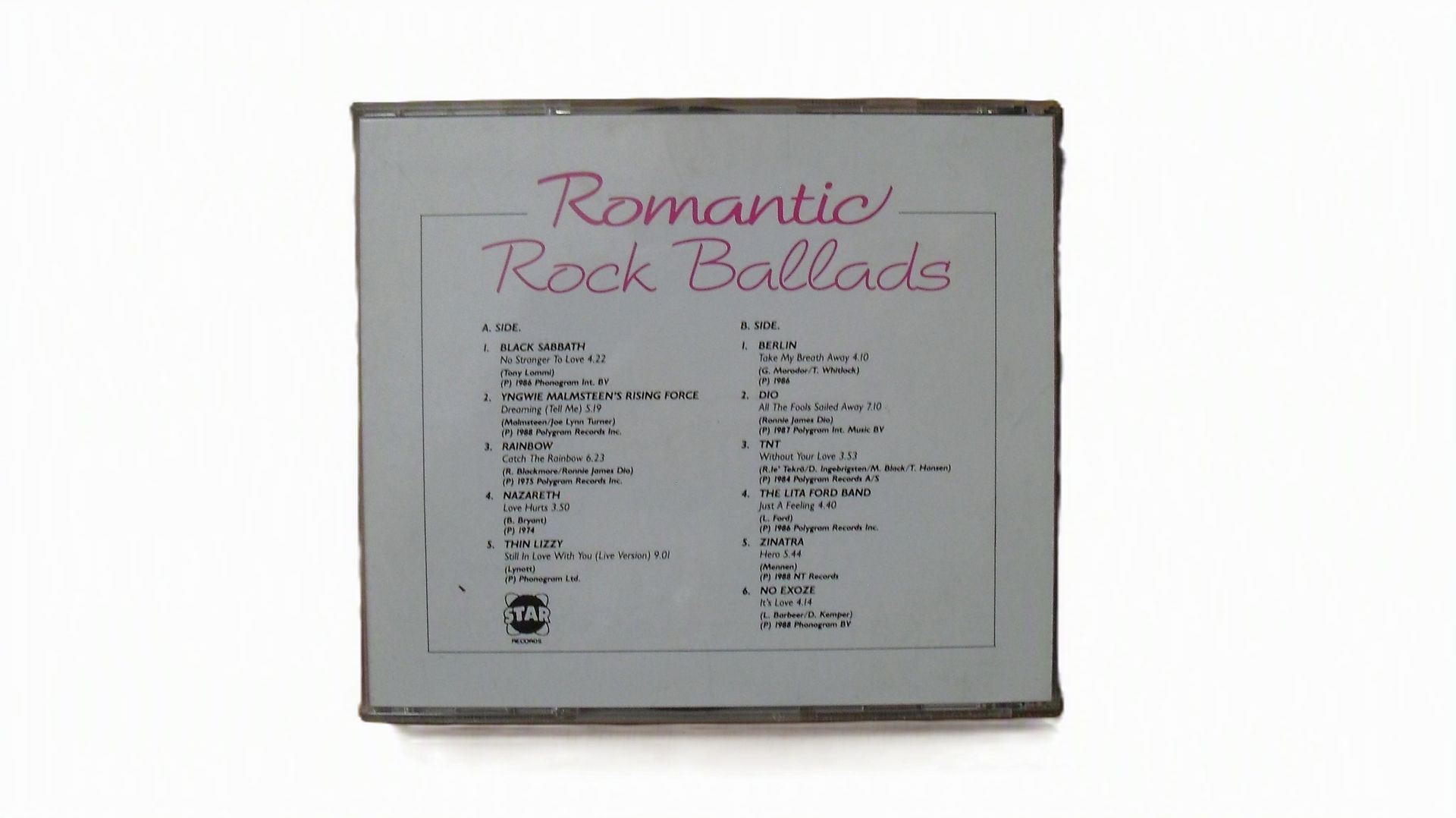 Romantic Rock Ballads