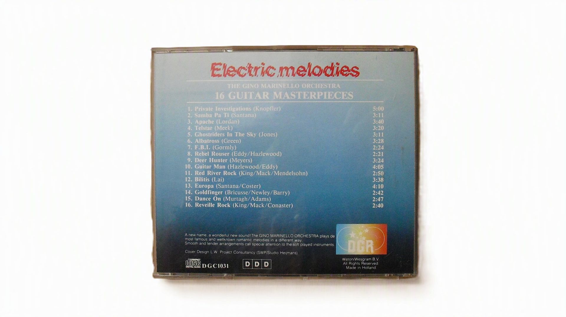 Electric melodies; 16  Guitar Masterpieces