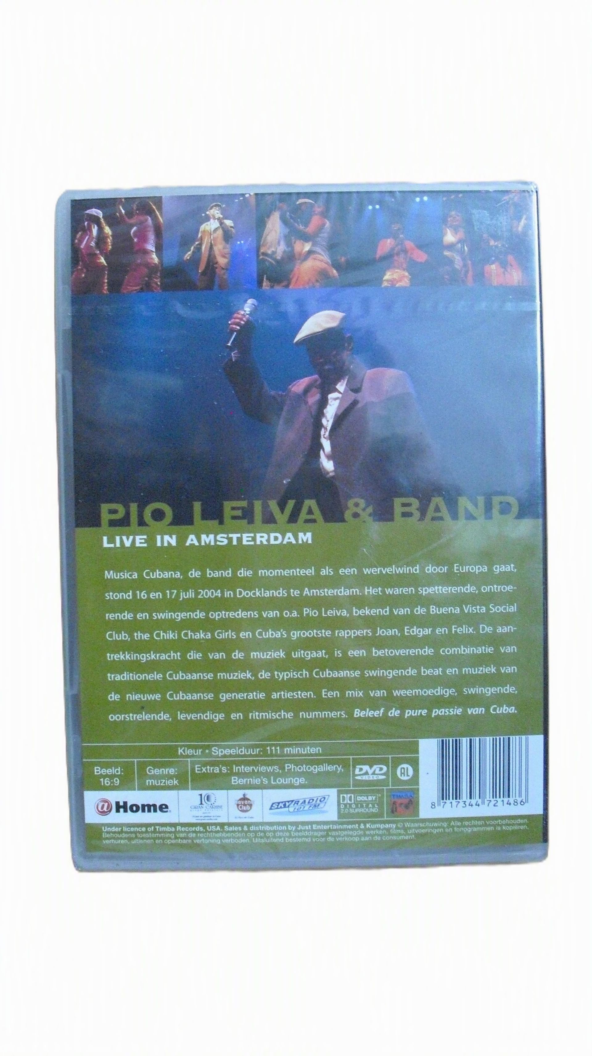 Pio Leiva & Band; Musica Cubana-Live In Amsterdam
